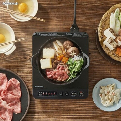 【訳あり】IHコンロ1000W ブラック _3