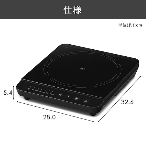 IH�R���� 1400W IHK-TA1P-B �u���b�N_10