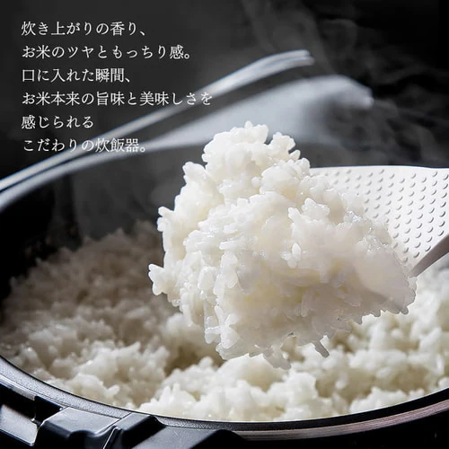 【訳あり】圧力IHジャー炊飯器5.5合 RC-PD50-B ブラック_2