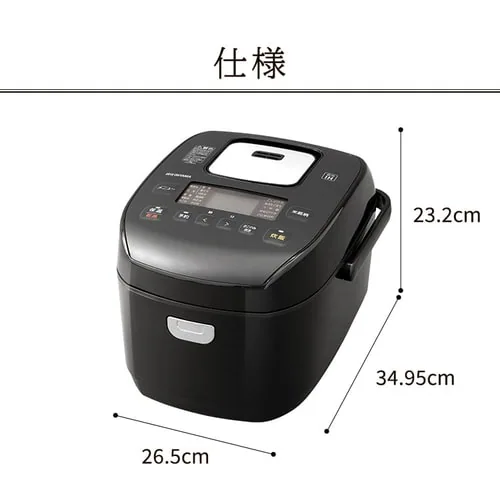 【訳あり】圧力IHジャー炊飯器5.5合 RC-PD50-B ブラック_20