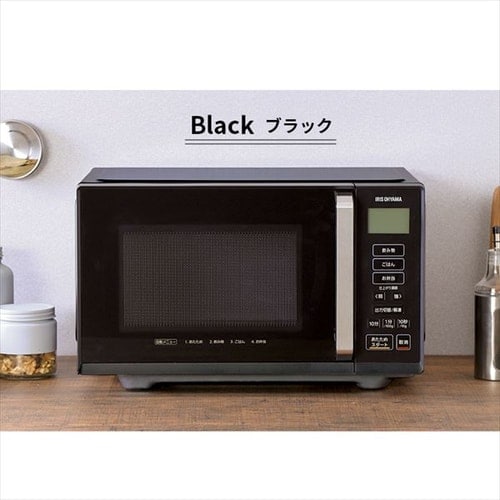 訳あり】単機能レンジ フラットテーブル 22L IMB-F2201-B ブラック