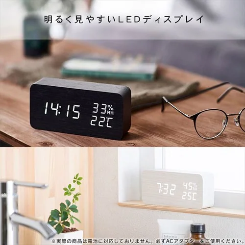 デジタル置時計 ICW-01WH 全3色_4