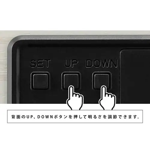 デジタル置時計 ICW-01WH 全3色_8