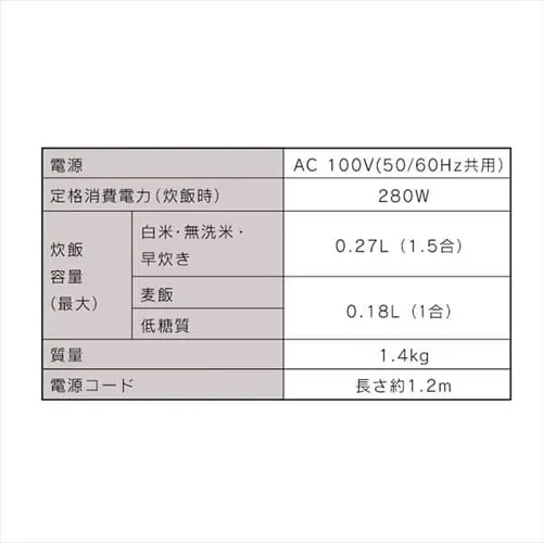 炊飯器 1.5合 マイコン式 RC-MF15-W ホワイト _14