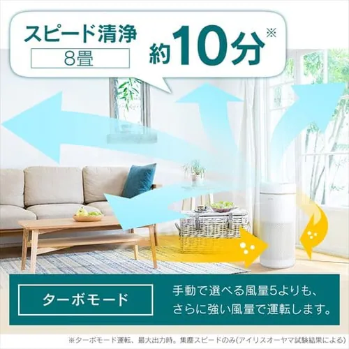 空気清浄機 28畳 IAP-A85 ほこりセンサー モニター_8