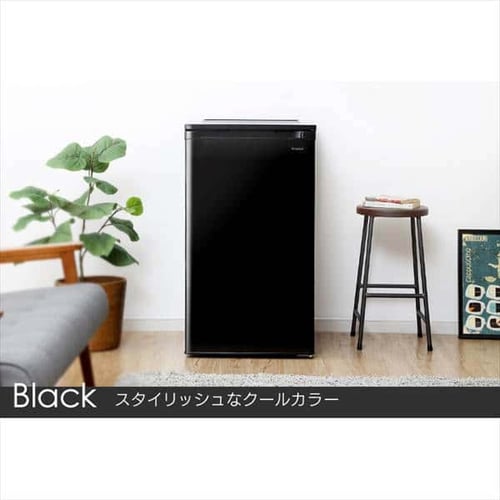 冷凍庫 60L IUSD-6B-B ブラック+床保護マット 1928019 │アイリス