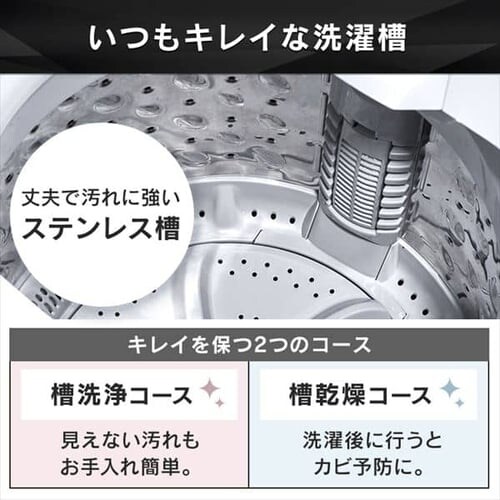 �y�󂠂�z�y�ݒu��݁z�S��������@ 6.0kg IAW-T603BL �u���b�N_14