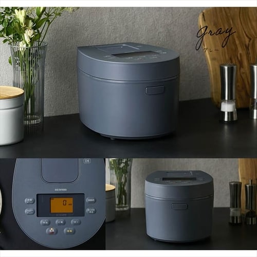 炊飯器 3合 IH 50銘柄炊き RC-IL30-W ホワイト H517438 │アイリス
