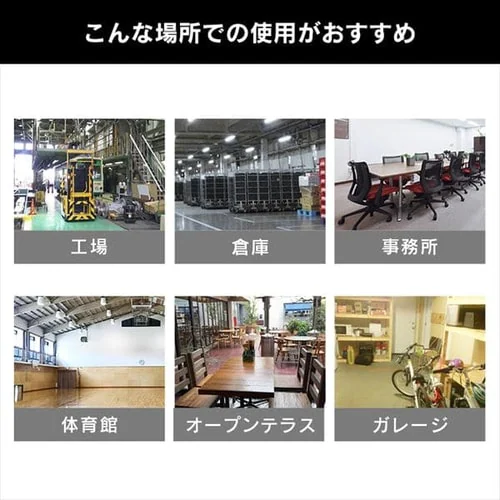 スポットクーラー 2.5kW ISAC-1201-B ブラック_4