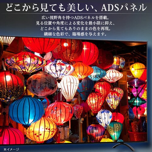 4Kチューナー内蔵液晶テレビ 65V LUCA LT-65D6210B ブラック【代引き