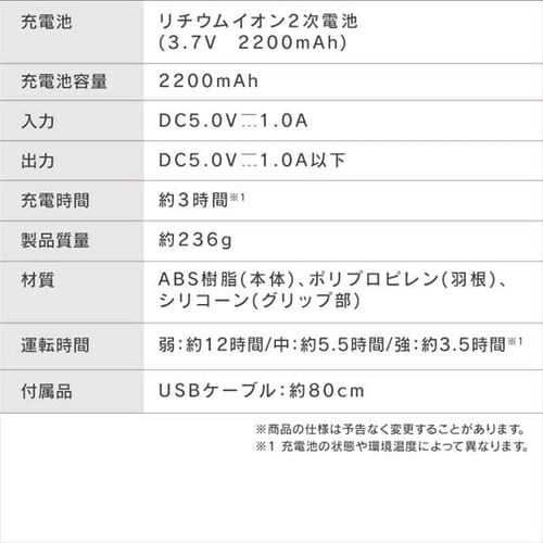 ��@ �n���f�B USB�[�d LED���C�g�t �n���f�B�t�@�� JHFBL-01-P �V�F���s���N_11