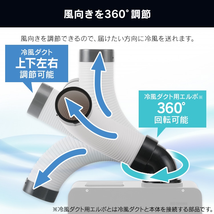 スポットクーラー 1.8kw ISAC-1801U-B ブラック 115473 │アイリス