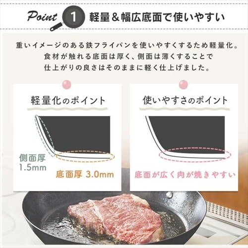 �S�t���C�p�� 29cm IH/�K�X�ΑΉ� �Ɍ��S�^�C�v SCPT-F29 �u���b�N_9