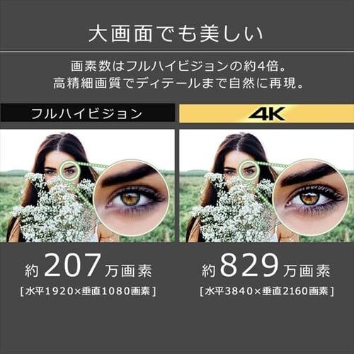 �y�󂠂�z�e���r 50V�^ 4K QLED Fiona 50XD2B_9