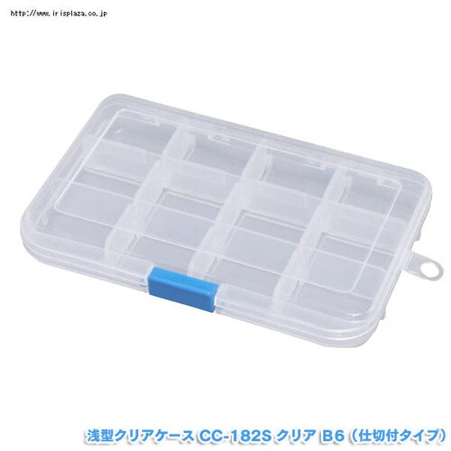 超浅型クリアケース CC-252S クリア B5（仕切付タイプ） H520882