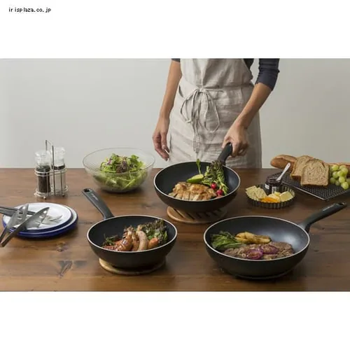 グリーンシェフ ロックスフライパン 28cm IH GC-RF-28I ブラック_2