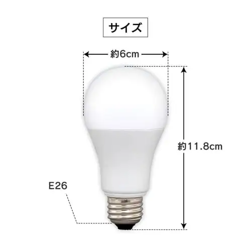 LED�d�� E26���� �L�z���^�C�v 100W�`���� �����F ���`���Ή� LDA12D-G-10T6_14