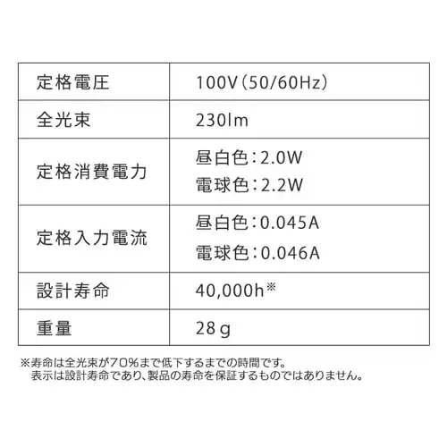 【10個セット】LED電球 E17口金 広配光タイプ 25W形相当 電球色 密閉形器具対応 断熱材施工器具対応 LDA2L-G-E17-2T7_12