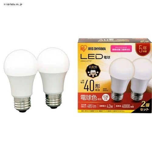 LED�d�� E26���� �L�z���^�C�v 40W�`���� �����F ���`���Ή� �f�M�ގ{�H���Ή� LDA4N-G-4T7_23