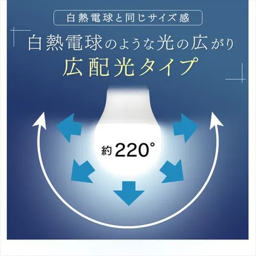 【訳あり】LED電球 E26口金 広配光タイプ 100W形相当 昼白色 密閉形器具対応 LDA11N-G-10T7_9