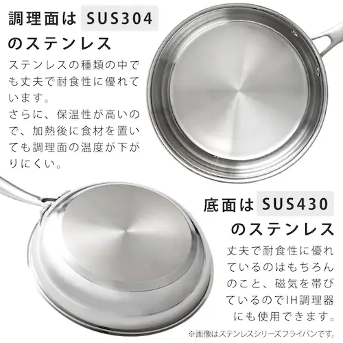 �� �Ў�� 18cm IH/�K�X �X�e�����X SP-P18 �@_5