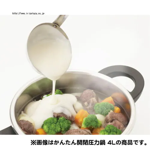 【IH対応】KITCHEN CHEF かんたん開閉圧力鍋 6L EH-KPC-60E_4