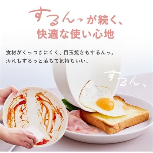 フライパン 6点セット IH ガス火 鍋敷き付き セラミックカラーパン CC