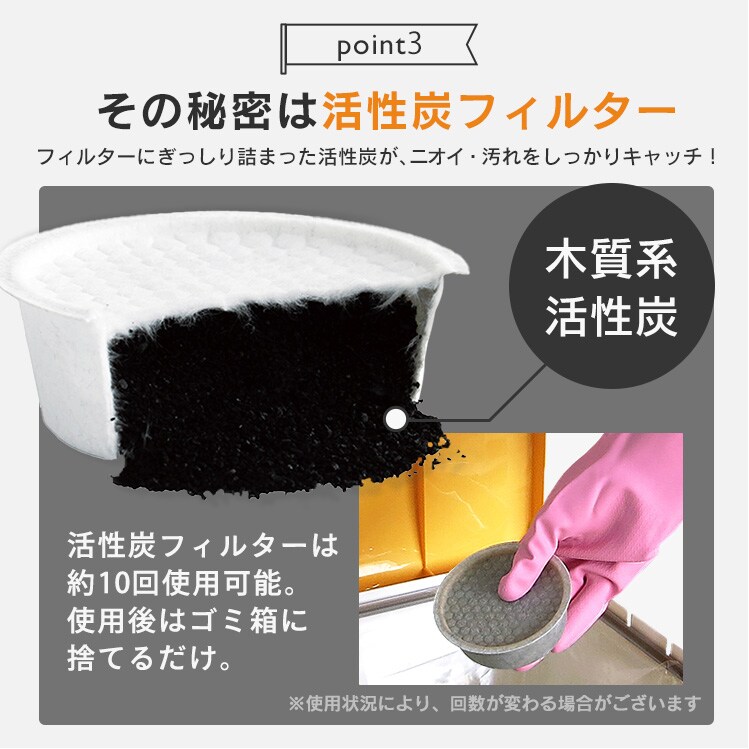 ポット 活性炭オイルポット 900ml カートリッジ1個付き H-OP900
