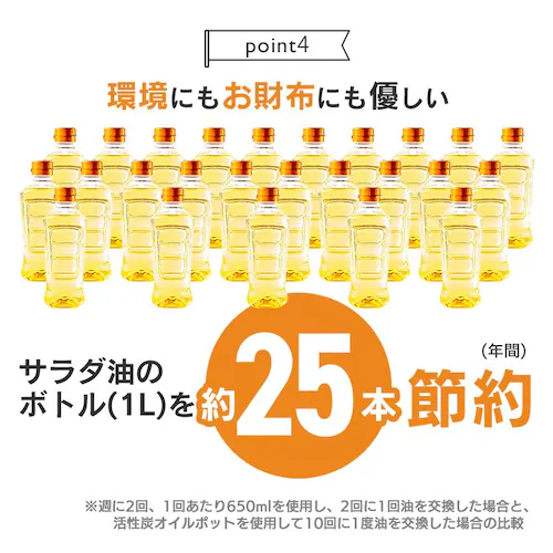 �|�b�g �����Y�I�C���|�b�g 900ml �J�[�g���b�W1�t�� H-OP900 �z���C�g_5