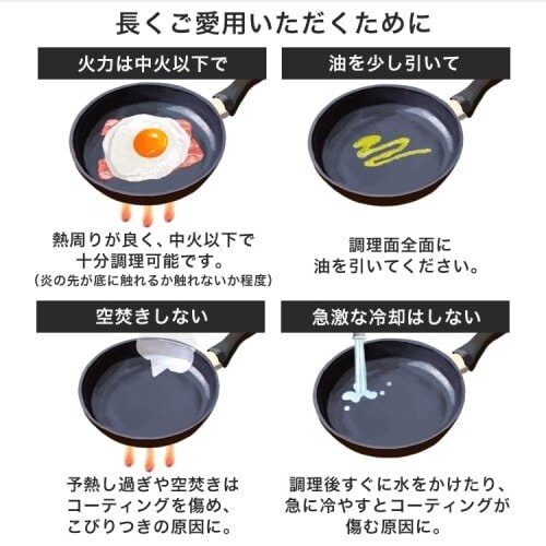 �y�󂠂�z�t���C�p�� IH �K�X�� 26cm �_�C�������h�R�[�g�p�� DCI-T26F �A�C�{���[_7