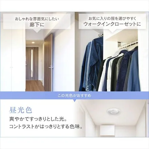 【2個セット】パネルライト 小型 LED 750lm 人感センサー付 電球色 玄関 廊下 キッチン 洗面所 クローゼット トイレ 物置 照明 SCL-75LMS-LGP_8