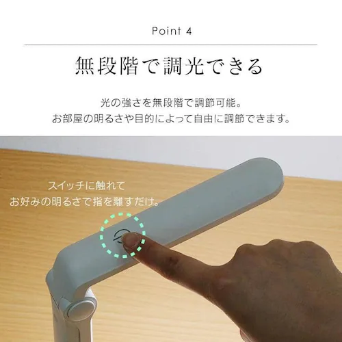 LED�f�X�N���C�g �R���p�N�g USB���d LDL-203H �z���C�g_7