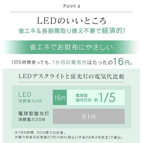 LED�f�X�N���C�g �R���p�N�g USB���d LDL-203H �z���C�g_10