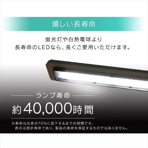 LED�f�X�N���C�g 2500lx �������i�K LDL-502-B �u���b�N_12