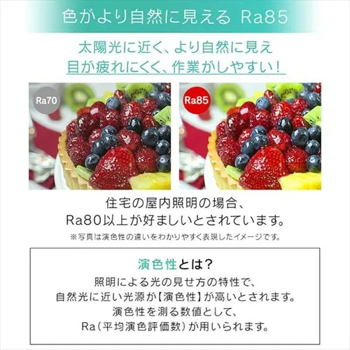 LED�f�X�N���C�g 3000lx �N�����v�^�C�v LDL-701CL-W �z���C�g_17