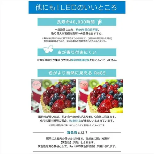 �y�󂠂�zLED�V�[�����O���C�g 8������_12