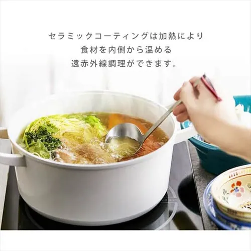 フライパン 6点セット IH/ガス対応 ルオント LUO-SE6W ホワイト_13