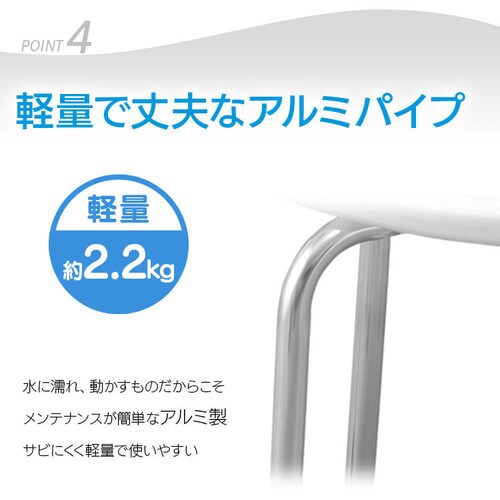 �V�����[�`�F�A �n�C�^�C�v �w���� �z���C�g SCT-450�y�v���U�}�[�P�b�g�z_7