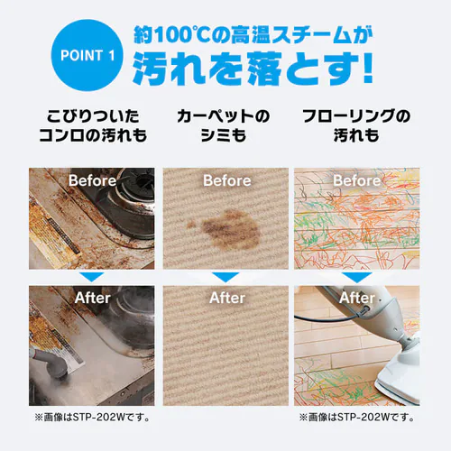 �X�`�[���N���[�i�[ �n���f�B�^�C�v �������˕��� �`���C���h���b�N�t STM-303 �z���C�g  _6