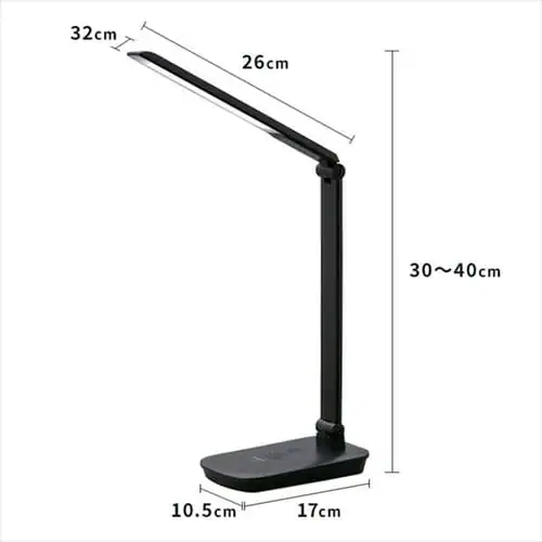 LEDデスクライトQi充電シリーズ 平置きタイプ 調光 LDL-QFD 全2色_15