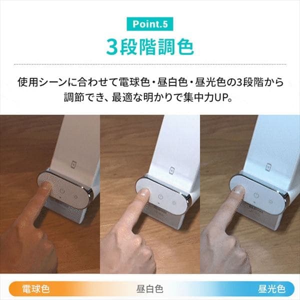 LEDデスクライト ワイヤレス充電 USBポート付 縦置きタイプ LDL-QLDL-W