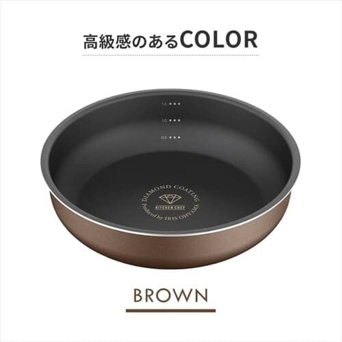 【訳あり】ダイヤモンドコートパンD-plus 13点セット ガス火用 チェスナットブラウン PDCG-S13S【前払い不可】【代引き不可】【同梱不可】_16