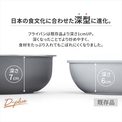 フライパン 6点セット ガス火専用 ダイヤモンドコートパンD-plus DCG