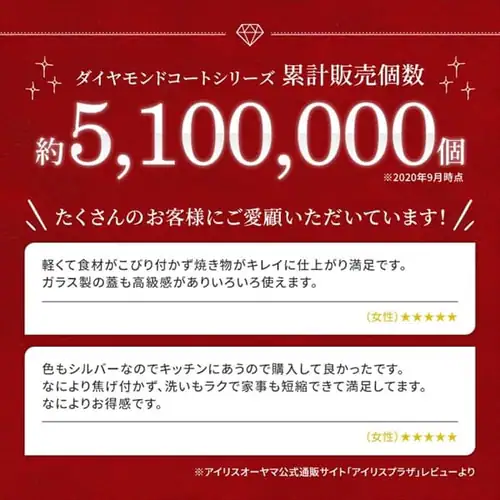 �������̂��鎿����t���C�p�� 10�_�Z�b�g IH/�K�X�ΑΉ� �_�C�������h�O���C�X DG-S10S �V���o�[_2