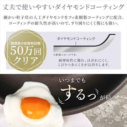 �������̂��鎿����t���C�p�� 10�_�Z�b�g IH/�K�X�ΑΉ� �_�C�������h�O���C�X DG-S10S �V���o�[_13