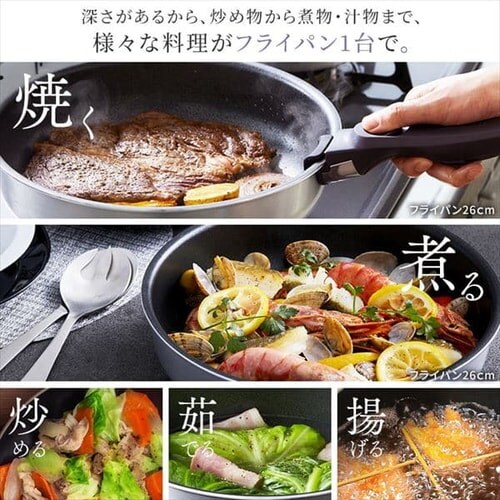 ダイヤモンドグレイス フライパン28cm DG-S28F ブロンズ_4