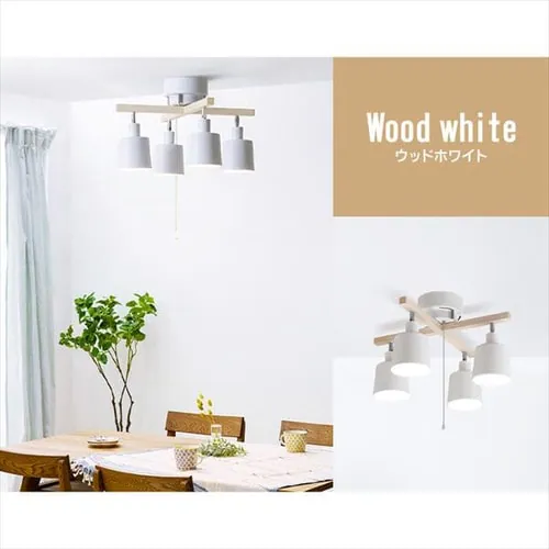 �y�d���Z�b�g�z 4���V�[�����O���C�g �N���X�^�C�v �v���X�C�b�`�� E26 CE4LA-20C-W �z���C�g (�d���F)_5