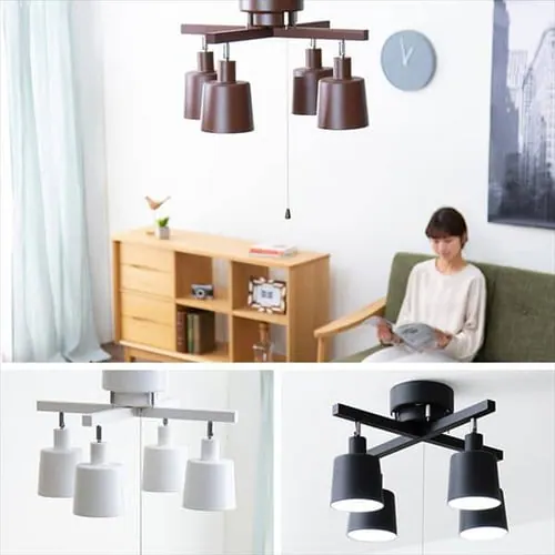 �y�d���Z�b�g�z 4���V�[�����O���C�g �N���X�^�C�v �v���X�C�b�`�� E26 CE4LA-20C-W �z���C�g (�d���F)_8