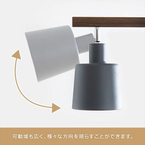 電球セット】 4灯シーリングライト クロスタイプ プルスイッチ式 E26