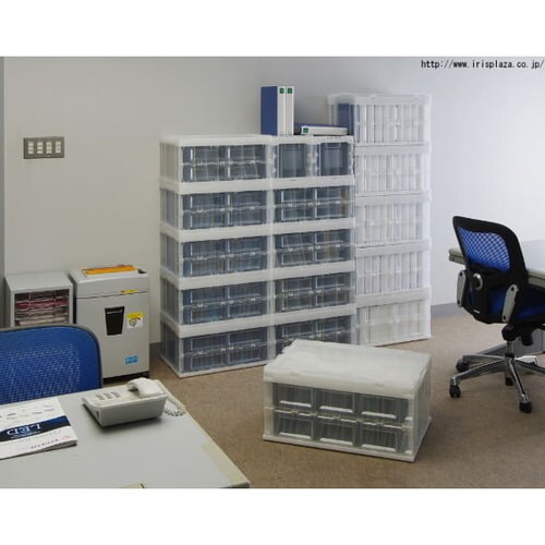  ���[�{�b�N�X �܂肽���݃R���e�i �W�t�� �t�^��̌^ 40L HDOH-40L �N���A_2